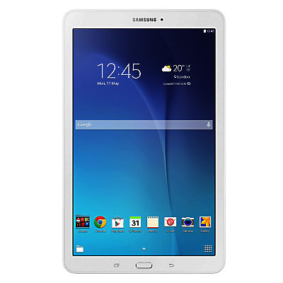 Samsung Galaxy Tab E Tablet, Quad-core, Android, 9.6, 8GB, Wi-Fi White Samsung Galaxy Tab E Tablet, Quad-core, Android, 9.6, 8GB, Wi-Fi White